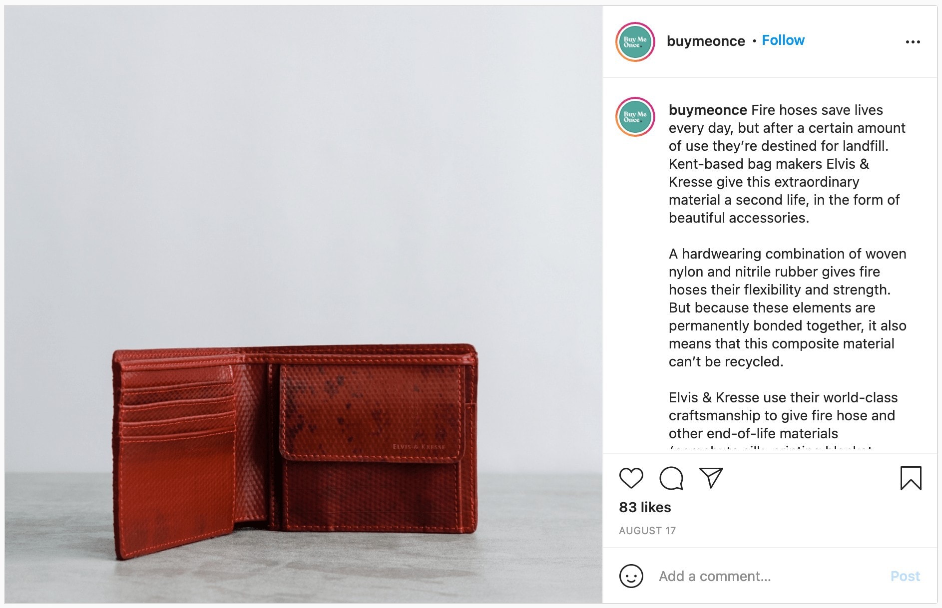 Best sustainability instagram accounts - buy me once