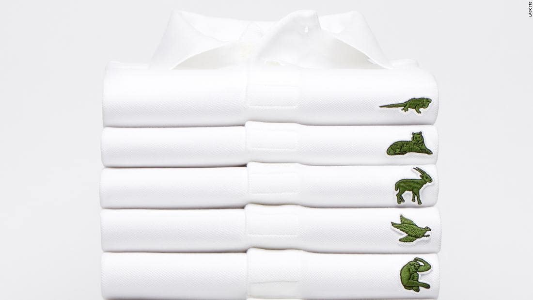 Three clever sustainability marketing campaigns Lacoste Save Our Species campaign