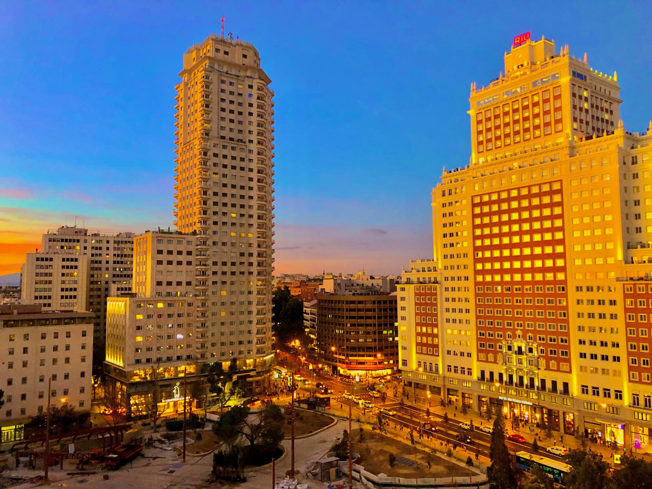 What's remote work in Spain like - Madrid rooftop view