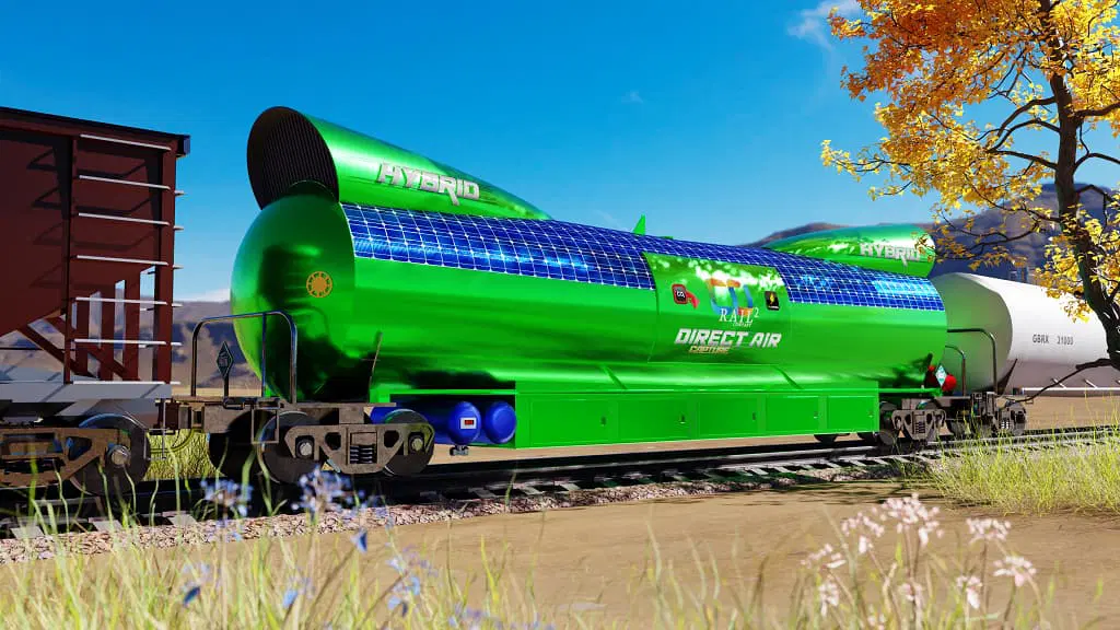 Sustainability News Roundup - C02Rail Train