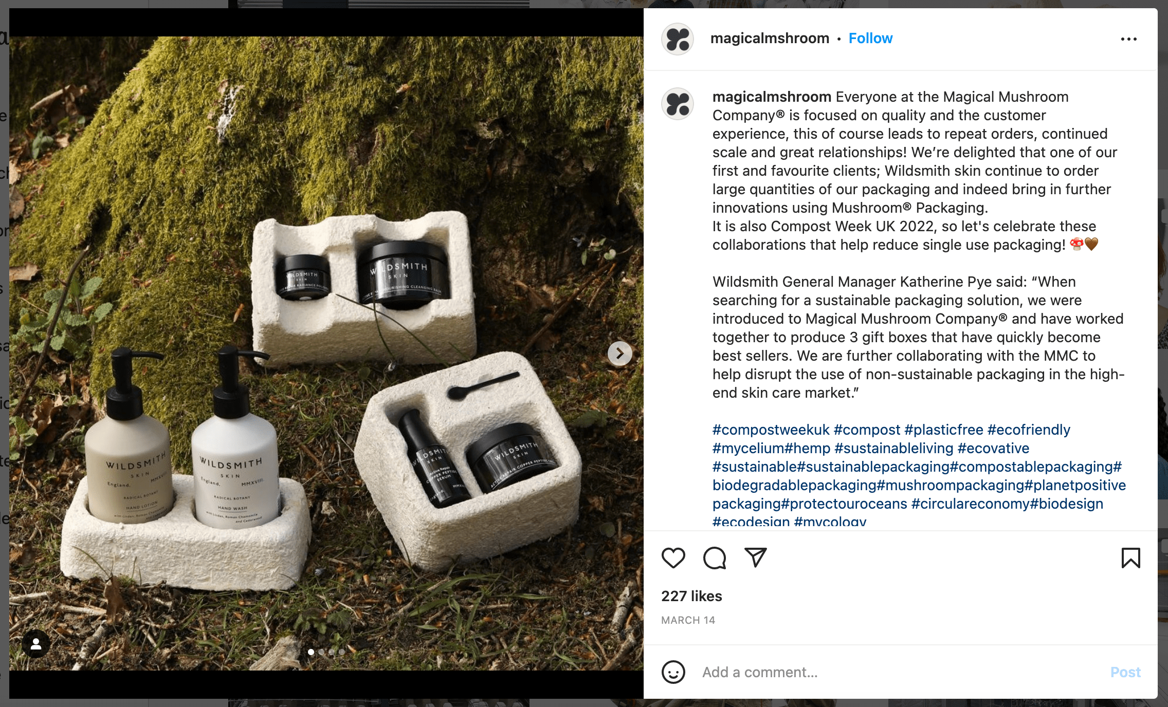Sustainability Trends 2023 - The Magical Mushroom Company on Instagram