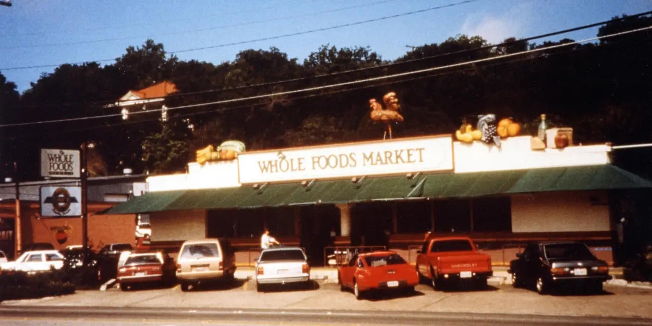 Whole foods 1980 texas - sustainable products 1990s