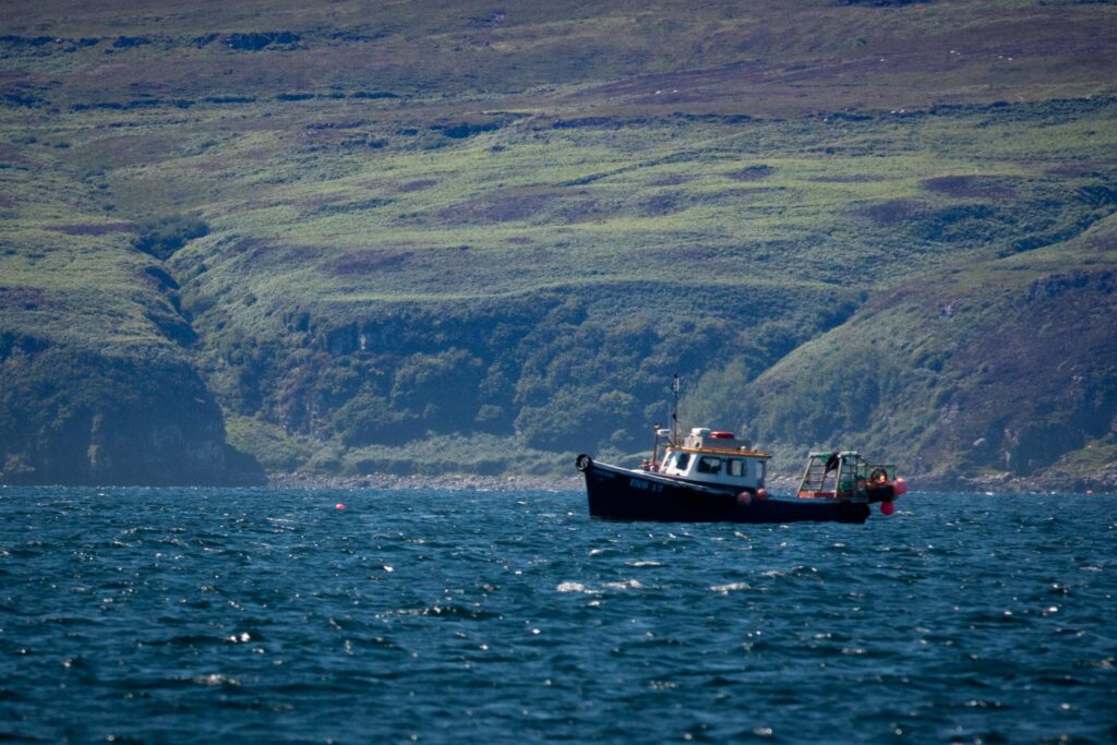 Creel fishing boat on the Isle of Skye