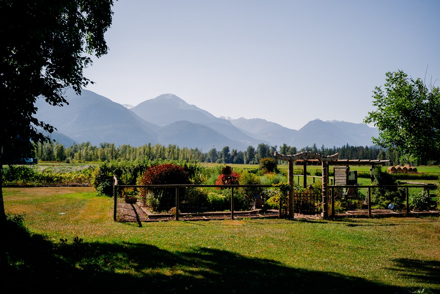 A ranch in the Pemberton Valley, British Columbia. 