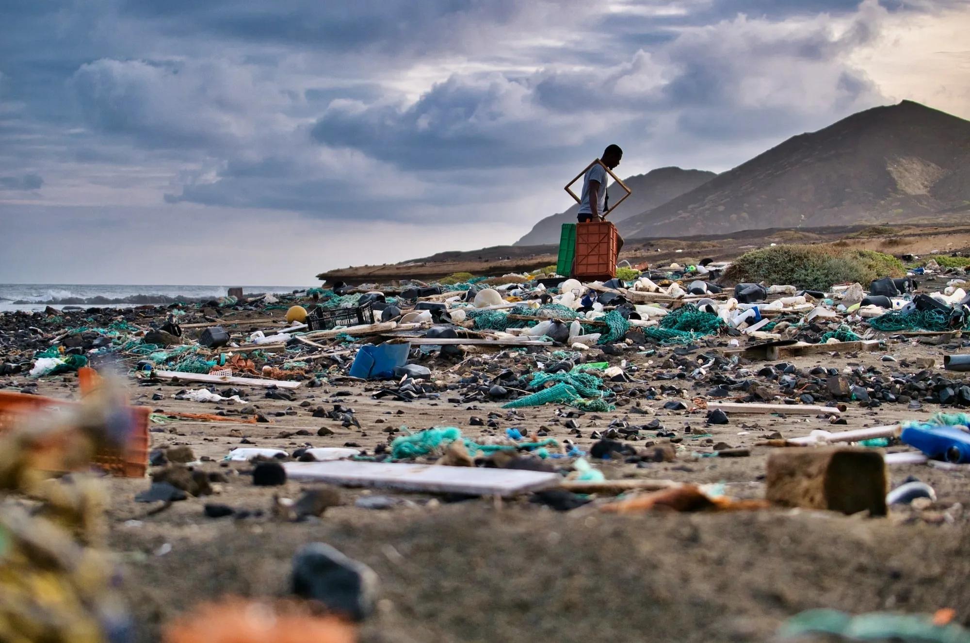 Plastic Pollution Santa Luzia Cape Verde | Climate Change & SIDS