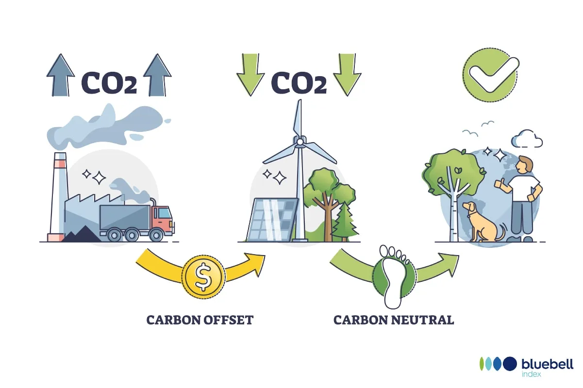 Carbon offsetting process Bluebell Index