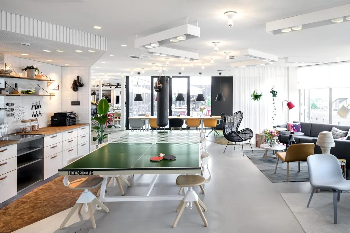 what's remote work like in amsterdam - zoku hotel coworking space