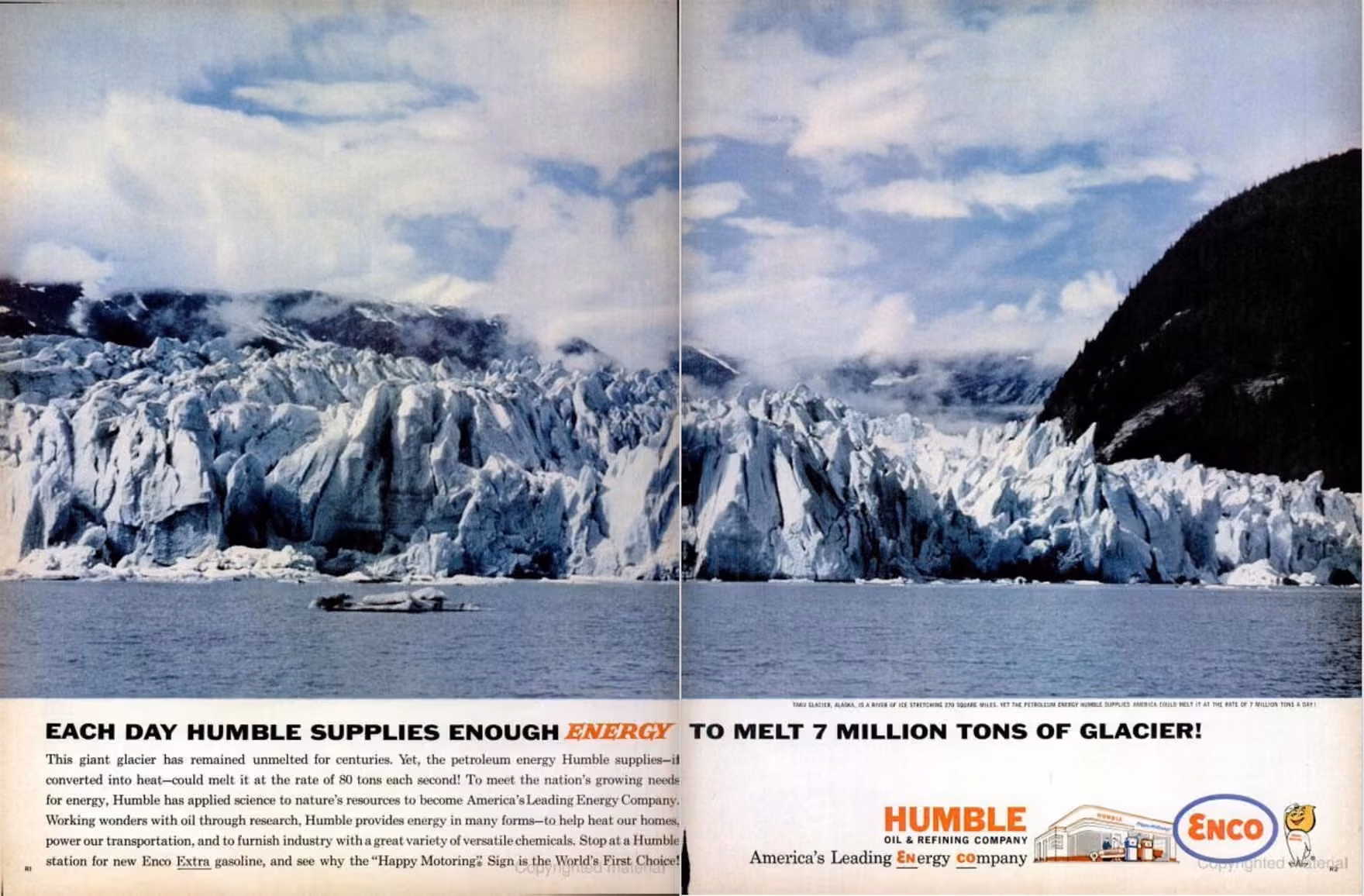 Humble Oil magazine ad