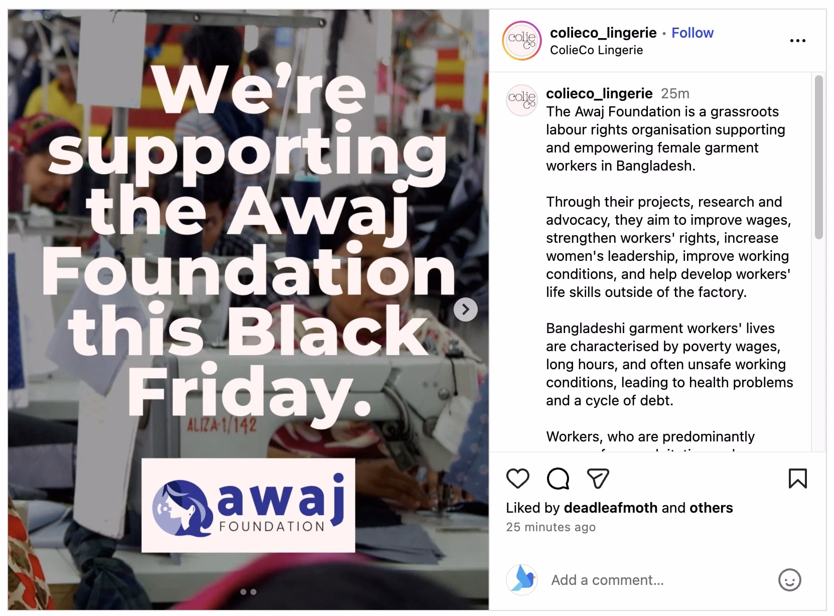 colieco and the awaj foundation