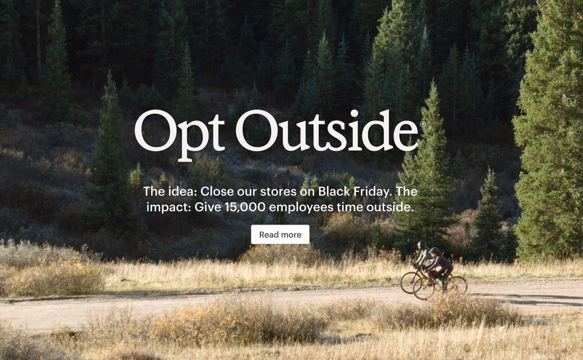 optoutside campaign from rei