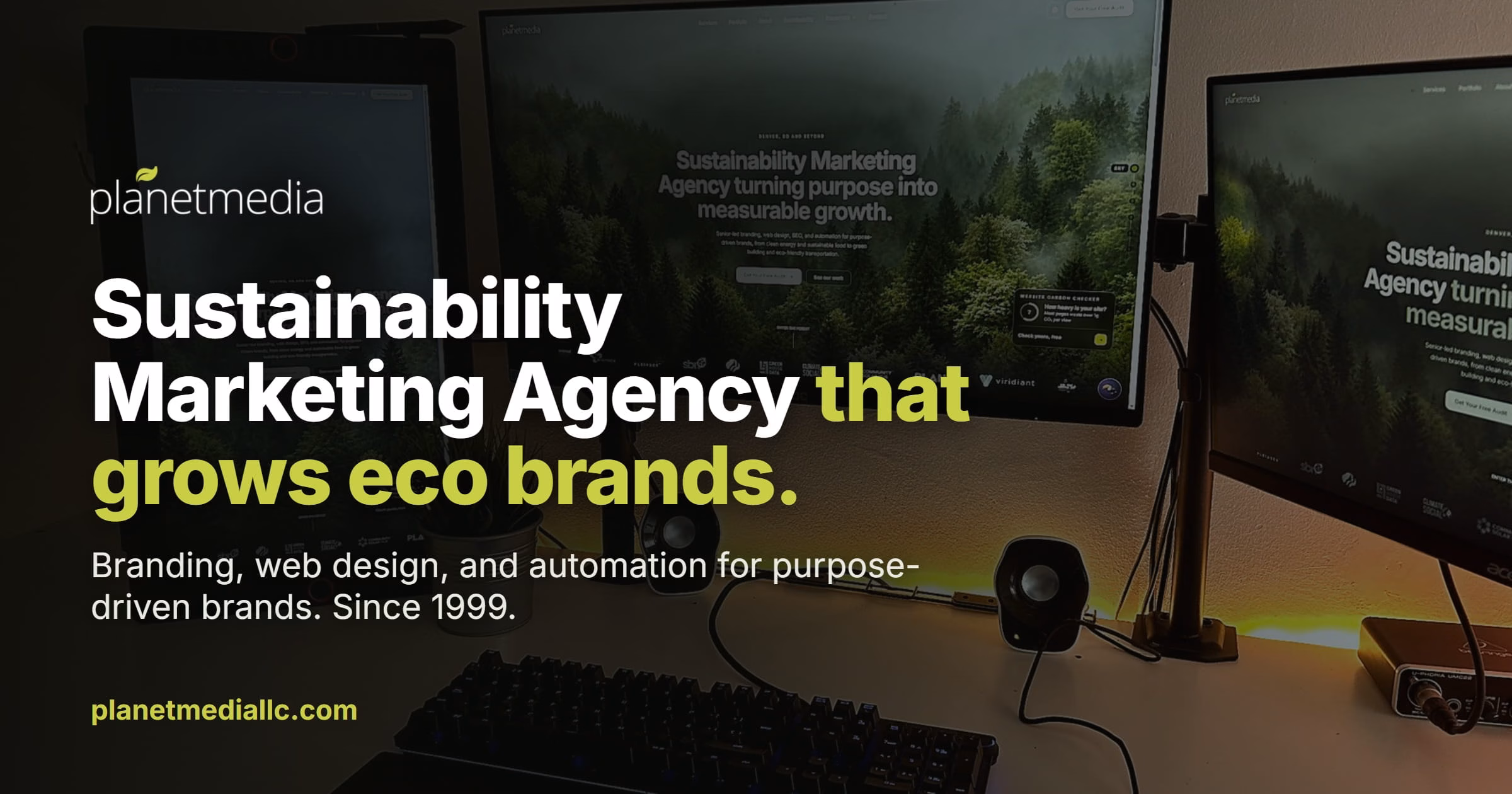 Planetmedia sustainability marketing agency since 1999