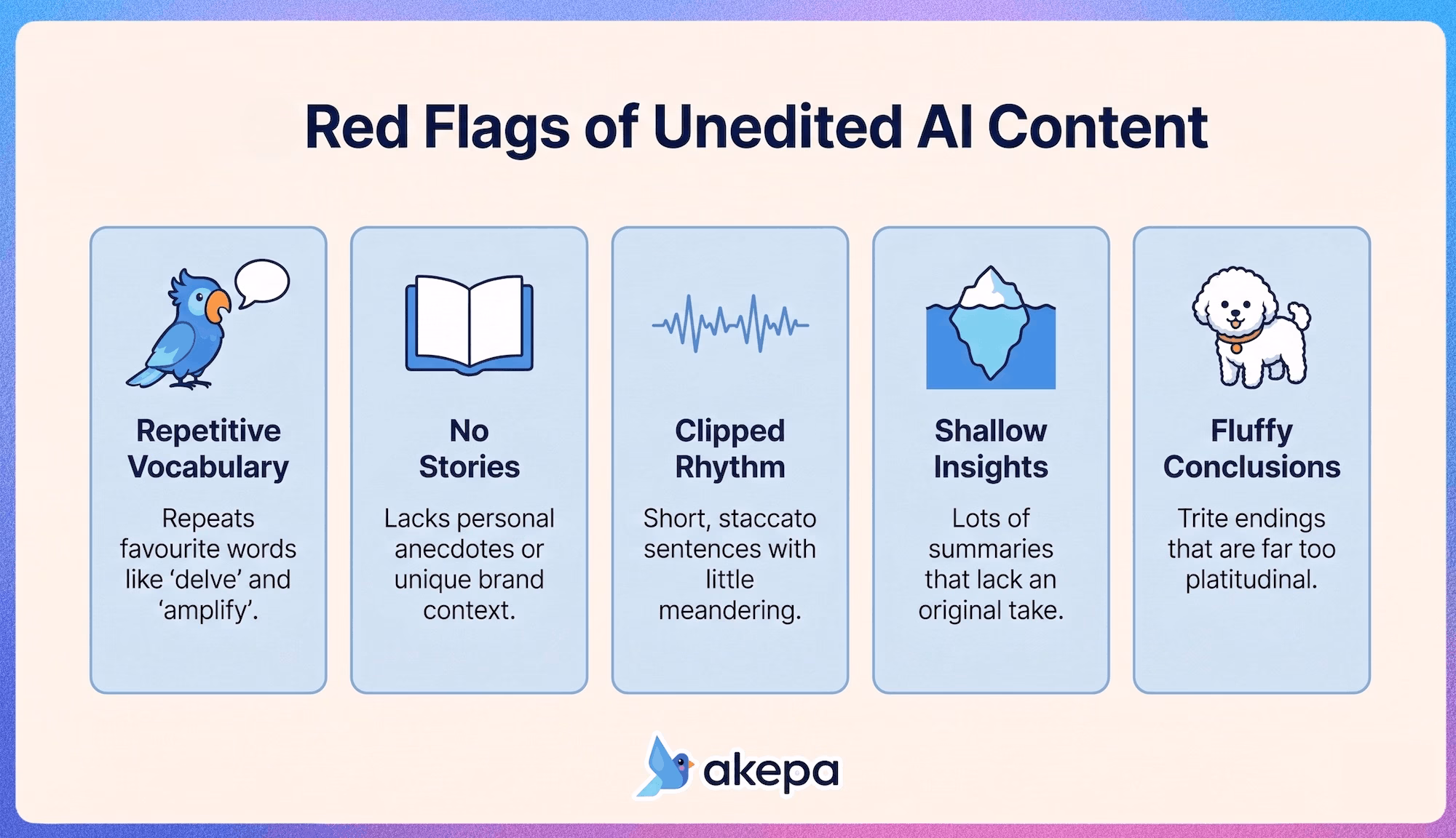 red flags of ai generated content slop