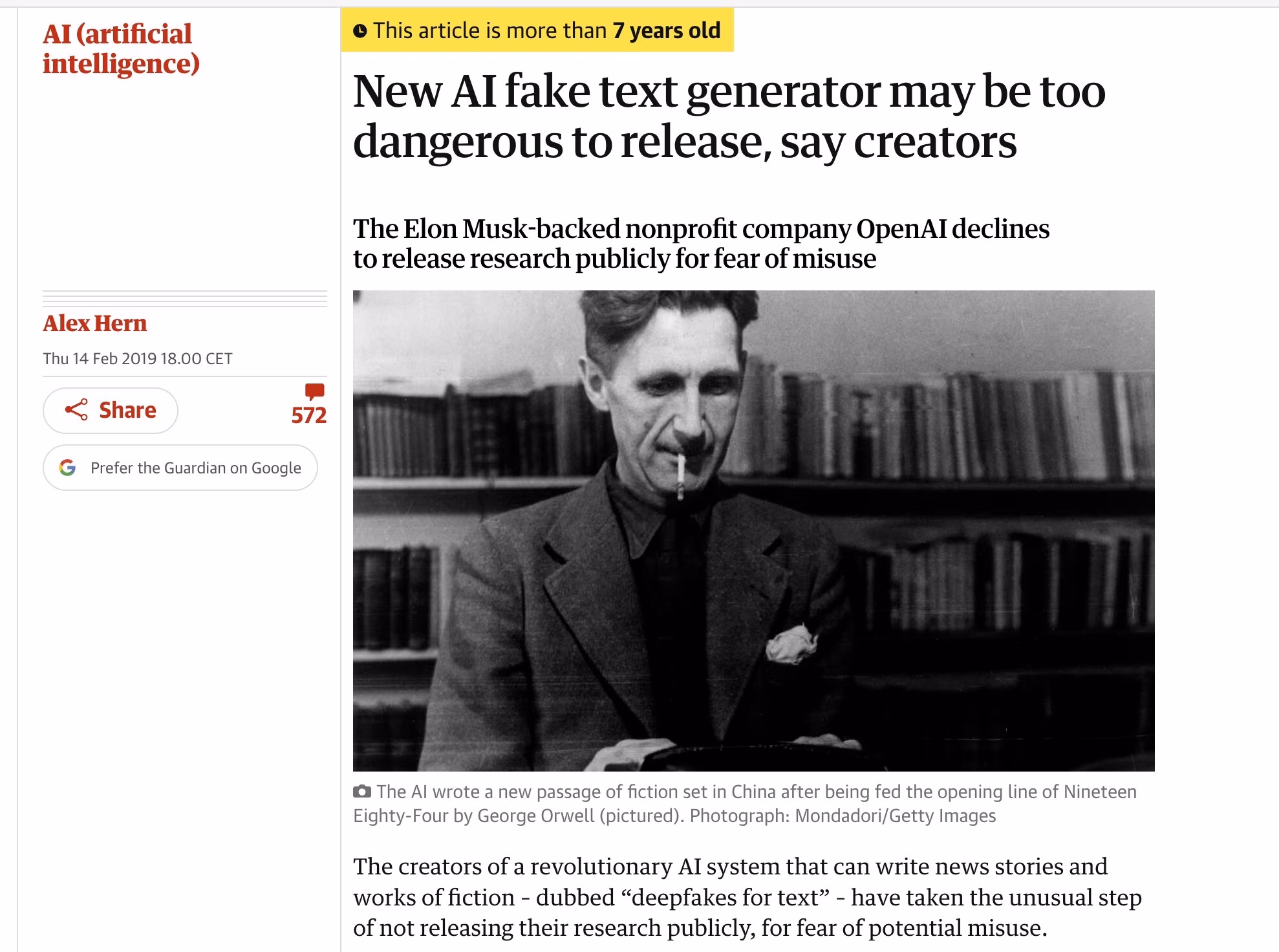 gpt was too dangerous for release back in 2019