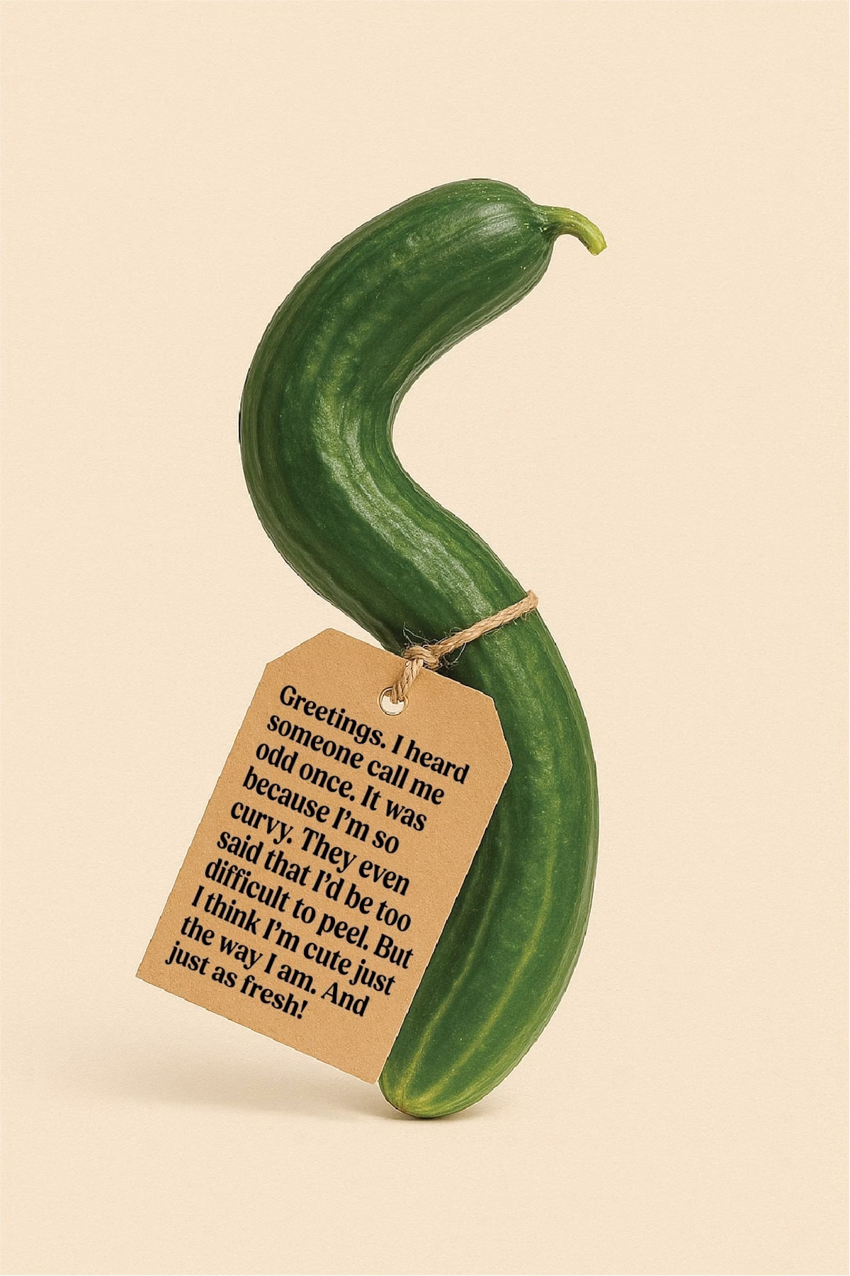 Food waste slideshow on wonky veg 3 - cucumber
